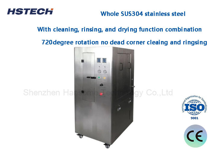 SUS304 Stainless Steel SMT Stencil Cleaning Machine Alcohol Solvent Aqueous