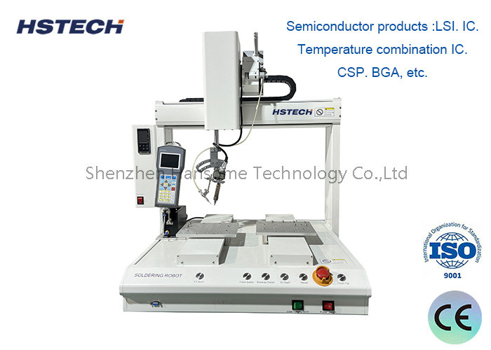 5 Axis Automatic Soldering Robot Torque 0.03-45kgf/cm Power Consumption 100W for Advanced Production