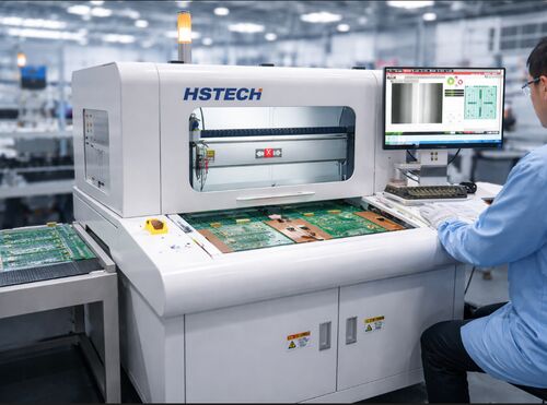 Son şirket haberleri Yüksek Hassasiyetli PCB Yönlendirici Makinesi: Modern SMT Üretim Hatlarında PCB Panellerinden Arındırma Verimliliğini Artırmak