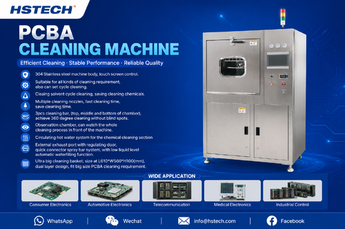 Son şirket blogları hakkında HS-810 Entegre Çevrimdışı PCBA Temizleme Makinesi Başlatıldı: SMT Üretimi için Yüksek Verimlilik ve Maliyet Tasarrufu Çözümü