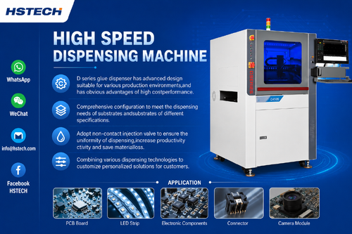 Son şirket haberleri New D450S High Precision Jet Dispenser Launched for Automotive & Consumer Electronics Lines
