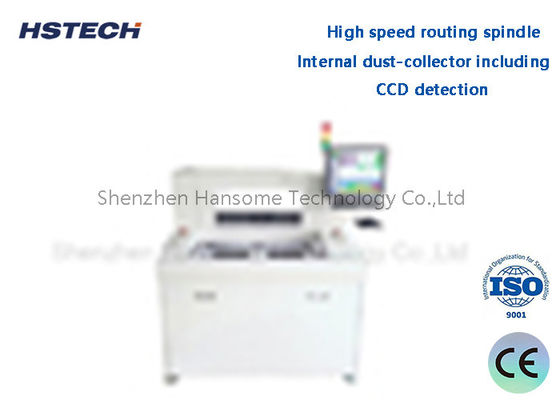 İyi bir fiyat. CCD Deteksi Yüksek Hızlı Routing Spindle PCBA Router Makinesini İçeren İç Toz Toplayıcı çevrimiçi
