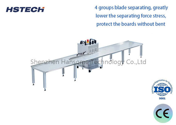 İyi bir fiyat. 300mm/s Ayrım Hızı Blade Miving PCB Separator 400mm Uzunluklu çevrimiçi
