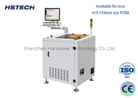 İyi bir fiyat. 60000RPM Paslanmaz Çelik Vücut PCB Depaneling Router Makinesi 50x50~410x460mm PCBA Depaneling için Çalışma Boyutu çevrimiçi