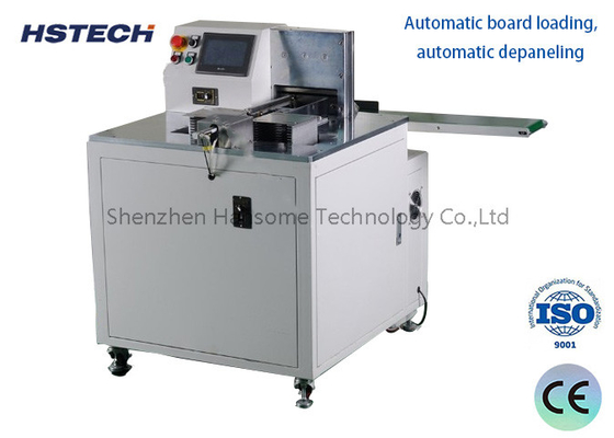 İyi bir fiyat. Otomatik Guillotine PCB Depaneling Makinesi, Max 240mm Uzunluğu, Servo Motor, 1800-4000pcs/H çevrimiçi