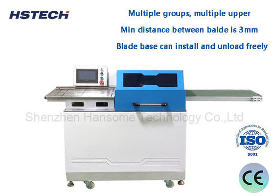 İyi bir fiyat. LED Hard Strip V Cut Line Pcb Separator Makine Otomatik Çoklu Blade Pcb Separating Machine HS-F380 çevrimiçi