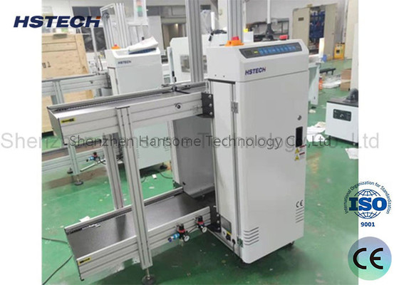 İyi bir fiyat. 250mm / 330mm PCB yükleyici Mitsubishi PLC kontrolü HS-LD390 ile ekipman çevrimiçi