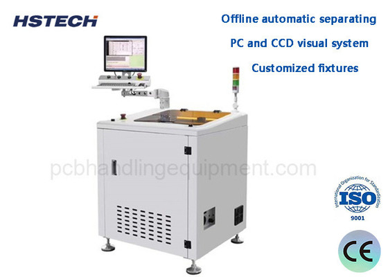 İyi bir fiyat. PC ve CCD Görsel Sistemi Özel Yapılandırmalar Çevrimdışı Otomatik Ayrılık Çevrimdışı PCBA Depaneling Router HS-AR-7 çevrimiçi