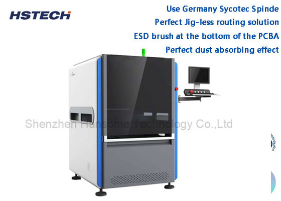 İyi bir fiyat. Almanya Sycotec Spinde Perfect Jig-Less Routing Solution Inline PCBA Router Machine HS-ARX-811 çevrimiçi