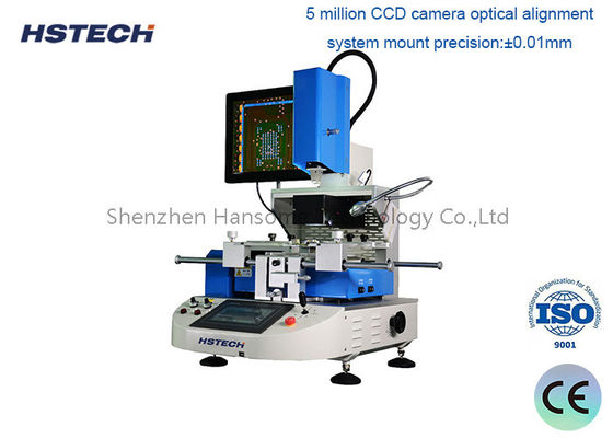 İyi bir fiyat. Bağımsız 3 ısıtıcı bölge BGA yeniden işleme istasyonu SMEMA sinyali ile PCB işleme ekipmanı çevrimiçi