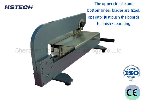 İyi bir fiyat. Yüksek Hızlı Çelik El İtme PCB Ayrıcı PCB Depaneling Equipmentwith Circular Amp Linear Blades çevrimiçi