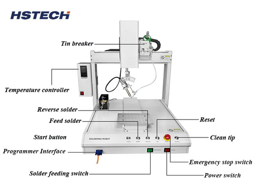 İyi bir fiyat. X/Y/Z İş Alanı için Otomatik Lehimleme Robotu 300*300*100mm çevrimiçi