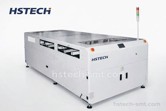 İyi bir fiyat. Yüksek Hızlı Otomatik SMT PCB Şatöl Taşıyıcı PLC Kontrolü ve Sessiz PCB Taşıma için SMEMA Uyumluluğu ile çevrimiçi