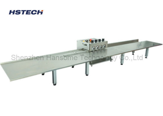 İyi bir fiyat. LED Hard Strip PCB Depaneling Equipment 1.2 Meter Platform 4 Grup Blade kullanarak çevrimiçi