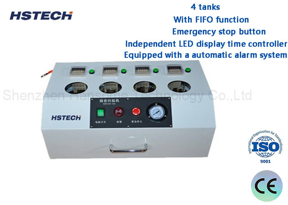 İyi bir fiyat. FIFO fonksiyonu ile otomatik alarm sistemi ile donatılmış 4 Tank Solder Paste Warm Up Timing Machine çevrimiçi