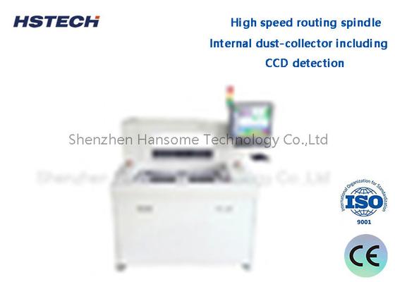 İyi bir fiyat. CCD Deteksi Yüksek Hızlı Routing Spindle PCBA Router Makinesini İçeren İç Toz Toplayıcı çevrimiçi