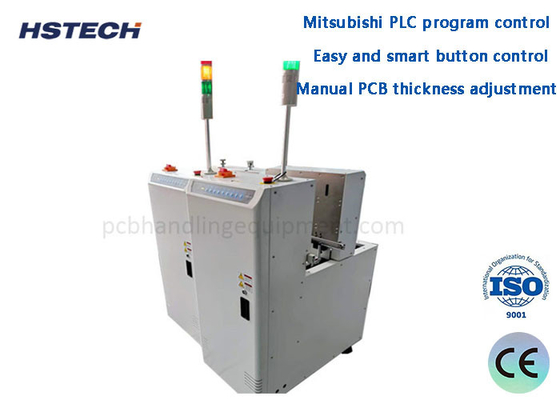 İyi bir fiyat. Manual PCB Kalınlığı Düzenleme SMEMA Mitsubishi PLC PCB Board Loader çevrimiçi