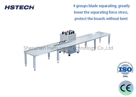 İyi bir fiyat. 300mm/s Ayrım Hızı Blade Miving PCB Separator 400mm Uzunluklu çevrimiçi