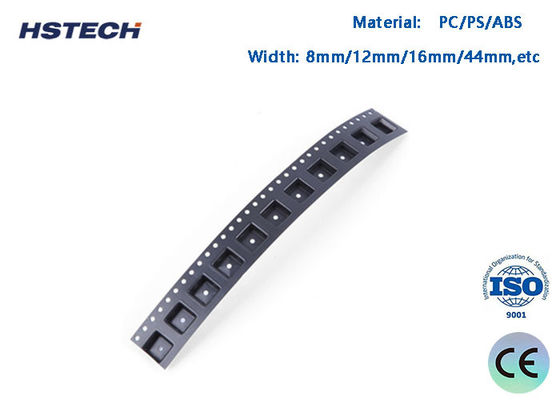 İyi bir fiyat. Siyah Renkli SMT Çıkartma Taşıyıcı Teypleri, SMD LED Çip Plastik Rulo Çıkartma Taşıyıcı Teypleri çevrimiçi