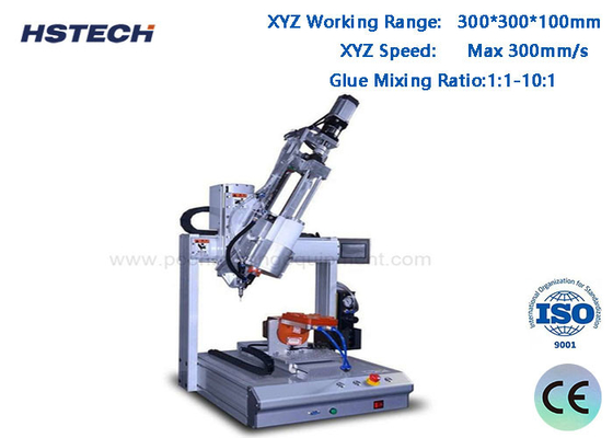 İyi bir fiyat. 4 Eksen AB yapıştırıcı dağıtım makinesi adımlı motor + zamanlama kemeri Max 300mm/s çevrimiçi