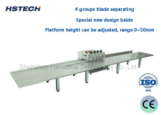 İyi bir fiyat. 4 Grup Blade LED Hard Strip PCB Depaneling Equipment Using 1.2 Meter Platform 4 Grup Blade HS-F306 çevrimiçi