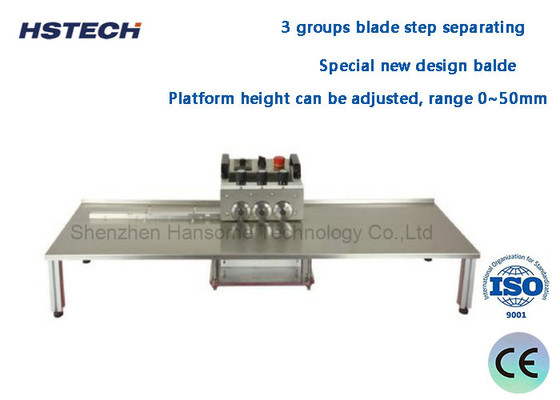 İyi bir fiyat. 3 Gruplar Blade PCB Depanelizer LED Çizgi Işığı için Düşük Güç Gerginliği HS-F306 çevrimiçi