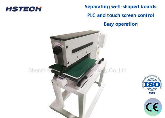 İyi bir fiyat. Yüksek Sertlikte Pnömatik Giyotin PCB Ayırıcı Dayanıklı V Kesim PCB Kart Kesme Makinesi çevrimiçi