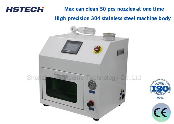 İyi bir fiyat. PLC Dokunmatik Ekran Yeşil Renkli Kapak SMT Nozzle Cleaner For 01005 0201 Bileşenler HS-800 çevrimiçi