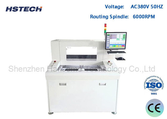 İyi bir fiyat. Servo Motor X/Y/Z Eksenli PCBA Router Makinesi Çift Platformlu CCD Algılama çevrimiçi