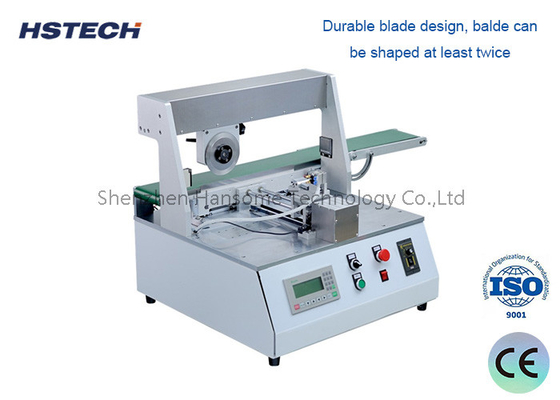 İyi bir fiyat. 400mm Uzunluklı V-kurçağı PCB Panel Çıkarma Ekipmanı Yüksek Hızlı Çelik Blade Tasarımı çevrimiçi