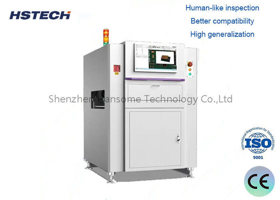Yüksek Performanslı Inline THT DIP AOI Wave Soldering'den Sonra 22 Inch FHD LCD Otomatik Soldering Robotu