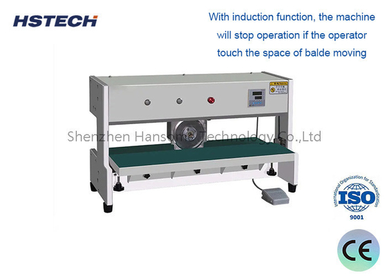 İyi bir fiyat. 600mm Kesme Uzunluğu PCB Panel Çekme Ekipmanı Işık Perde ve İndüksiyon CAB Blade ile çevrimiçi