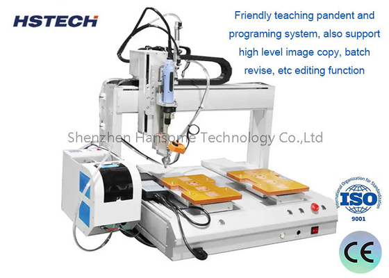 İyi bir fiyat. Özelleştirilebilir 4 Eksenli vida kilitleme Mach. w/ Feeder, M1-M6, 500*300*300*100mm çevrimiçi