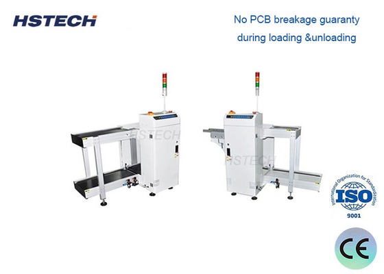 İyi bir fiyat. Çift Yolu 6 Dergiler Yükleme Kapasitesi PLC Kontrol Sistemi ile PCB Çıkartıcı çevrimiçi