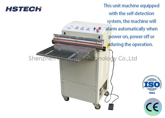 İyi bir fiyat. SMT Makinesi Parçaları için Yer Duracak Vakum Paketleme Makinesi 400W 400x450mm Platform çevrimiçi