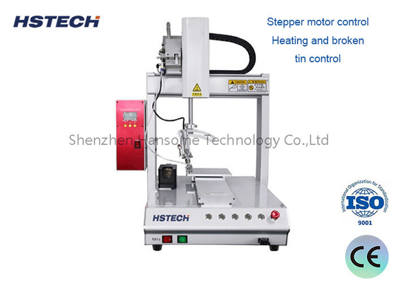 İyi bir fiyat. 4 Eksenli Masaüstü Otomatik Lehimleyici Robot, Azotsuz Tip Amplifier Hiwin Lineer Guide çevrimiçi