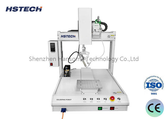 Temizlik ve konumlandırma ile Endüstriyel Üretim için Masaüstü Otomatik Lehimleyici Robot