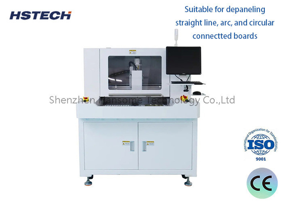 İyi bir fiyat. Çift Çalışma Platformu Görsel Depanel Makinesi SMT Üretim hattı için PCB Router Makinesi çevrimiçi