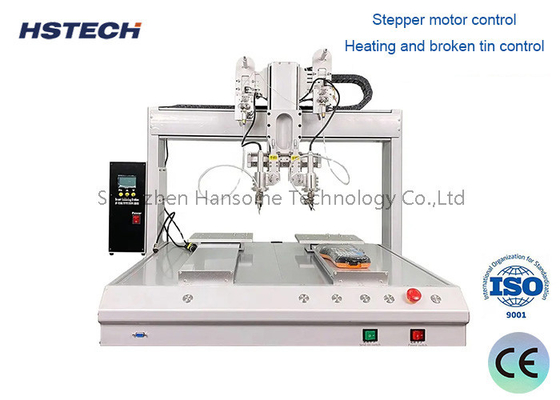 İyi bir fiyat. Masaüstü Lehimleme Makinesi Stepper Motoru ile Çift Platformu 360 Derece Lehimleyici Ucu çevrimiçi