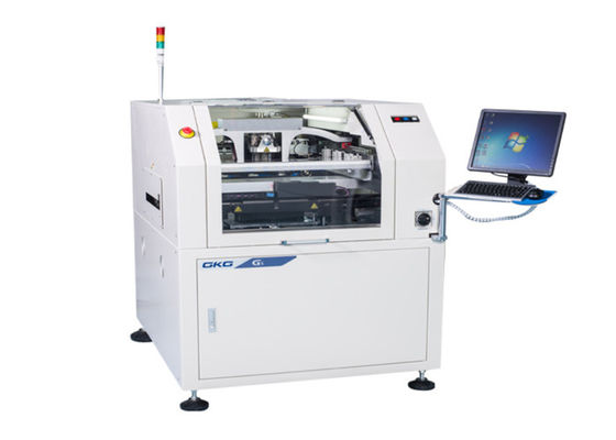 İyi bir fiyat. GKG SMT Stencil Printer Machine Pencere İşlem Kulesi Işığı 0.01mm Doğruluk çevrimiçi