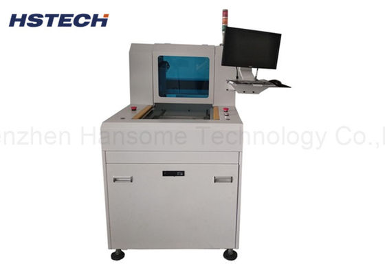 İyi bir fiyat. Tek Platform Otomatik PCB Depaneling Router Makine Küçük Boyutlu Fare ısırığı AC 380V çevrimiçi