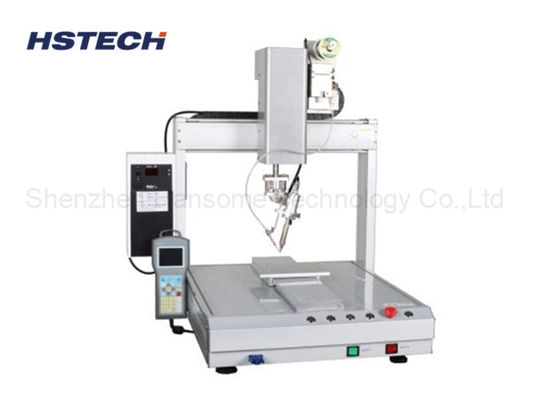 İyi bir fiyat. Tek İstasyonlu Masaüstü Otomatik Lehimleme Makinesi 0.6 ~ 1.0mm Lehimleyici Tel İşleme Tarihi çevrimiçi
