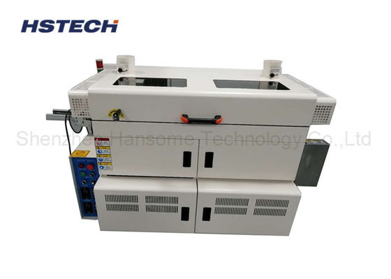 İyi bir fiyat. Tek taraflı PCB Yüzey Temizleme Ekipmanı Yapıştırıcı Rol Disk fırçası ESD 50/60Hz çevrimiçi